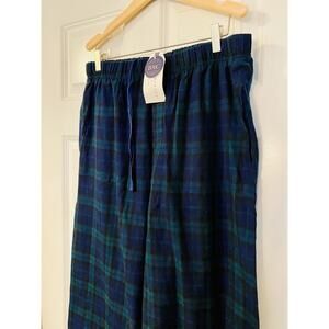 Boxercraft unisex Haley flannel pajama pants Scottish Tartan NWT Large Adult